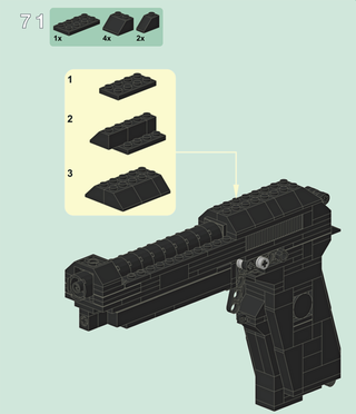 Illustration for article titled Make This Incredibly Realistic LEGO Gun